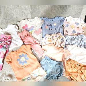 Bundle Baby Girl Outfits 6-9 months